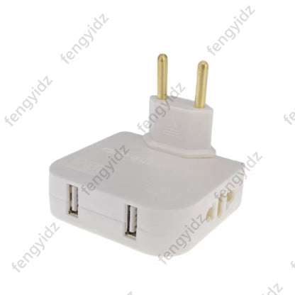 3 in 1 EU Power Socket Plug Adapter Foldable US to EU Travel Aadapters Power Converter KR Plug Electrical Socket AC Outlet