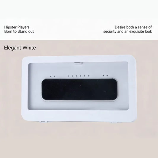 Waterproof Bathroom Wall-Mounted Mobile Phone Box Protective Cover Touch Screen Mobile Phone Holder Kitchen Sealed Storage